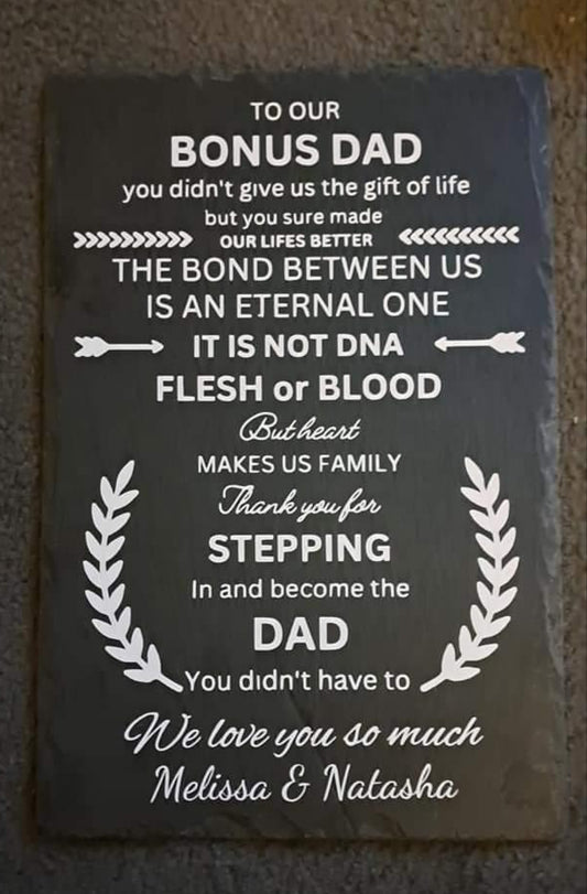 personalised plaque