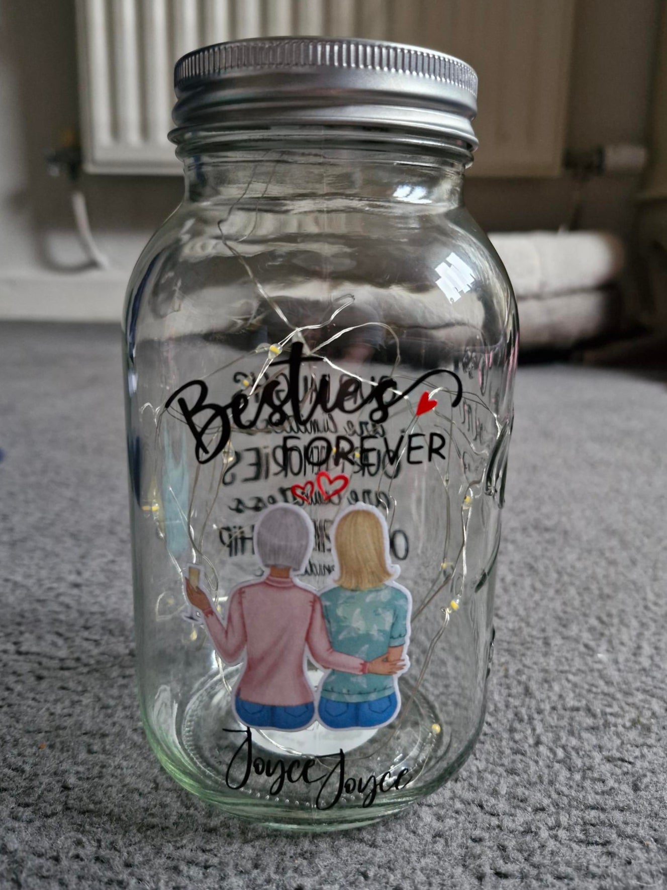 Personalised Light Up Jar