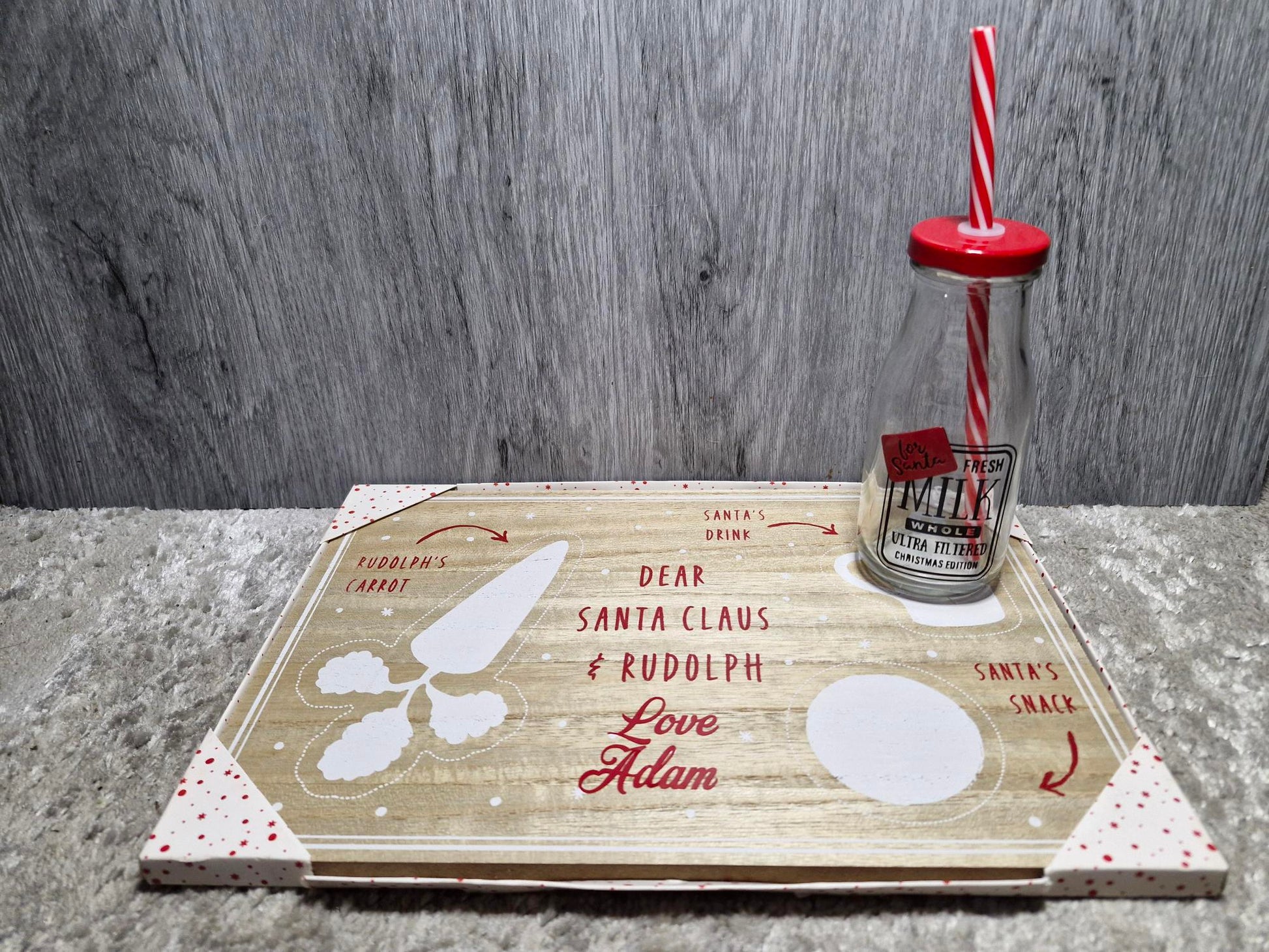 Personalised Santa Tray