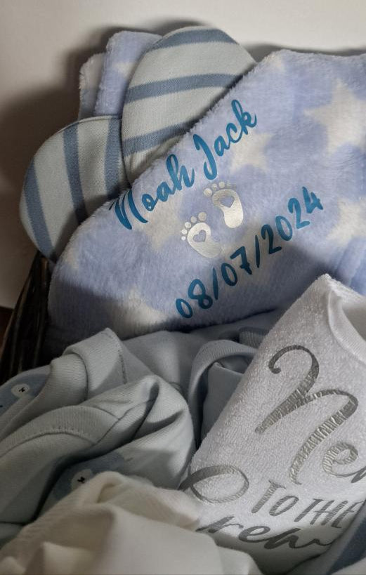 Personalised baby blanket