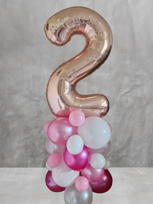 Number Balloon Tower