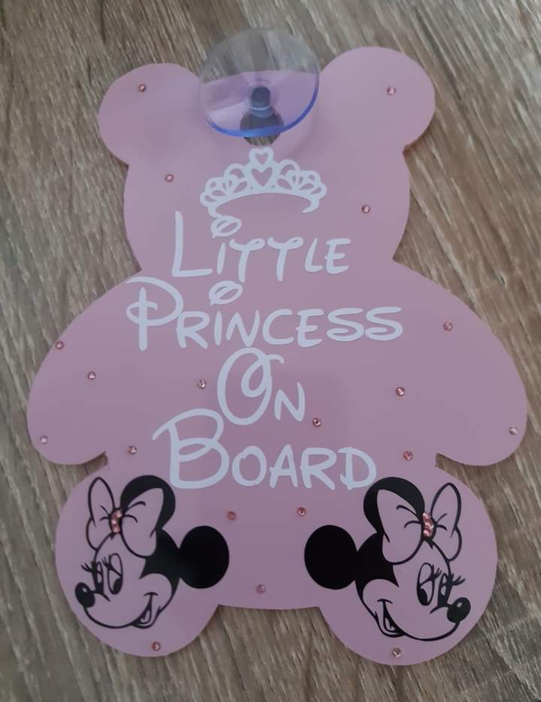 Bear Shaped 'On Board' Sign